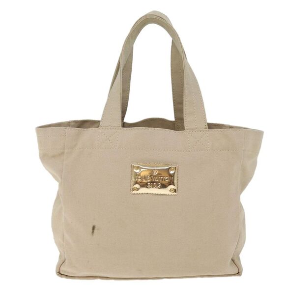 Louis Vuitton Love Tote Beige Canvas Handbag (Pre-Owned) - Picture 2 of 16